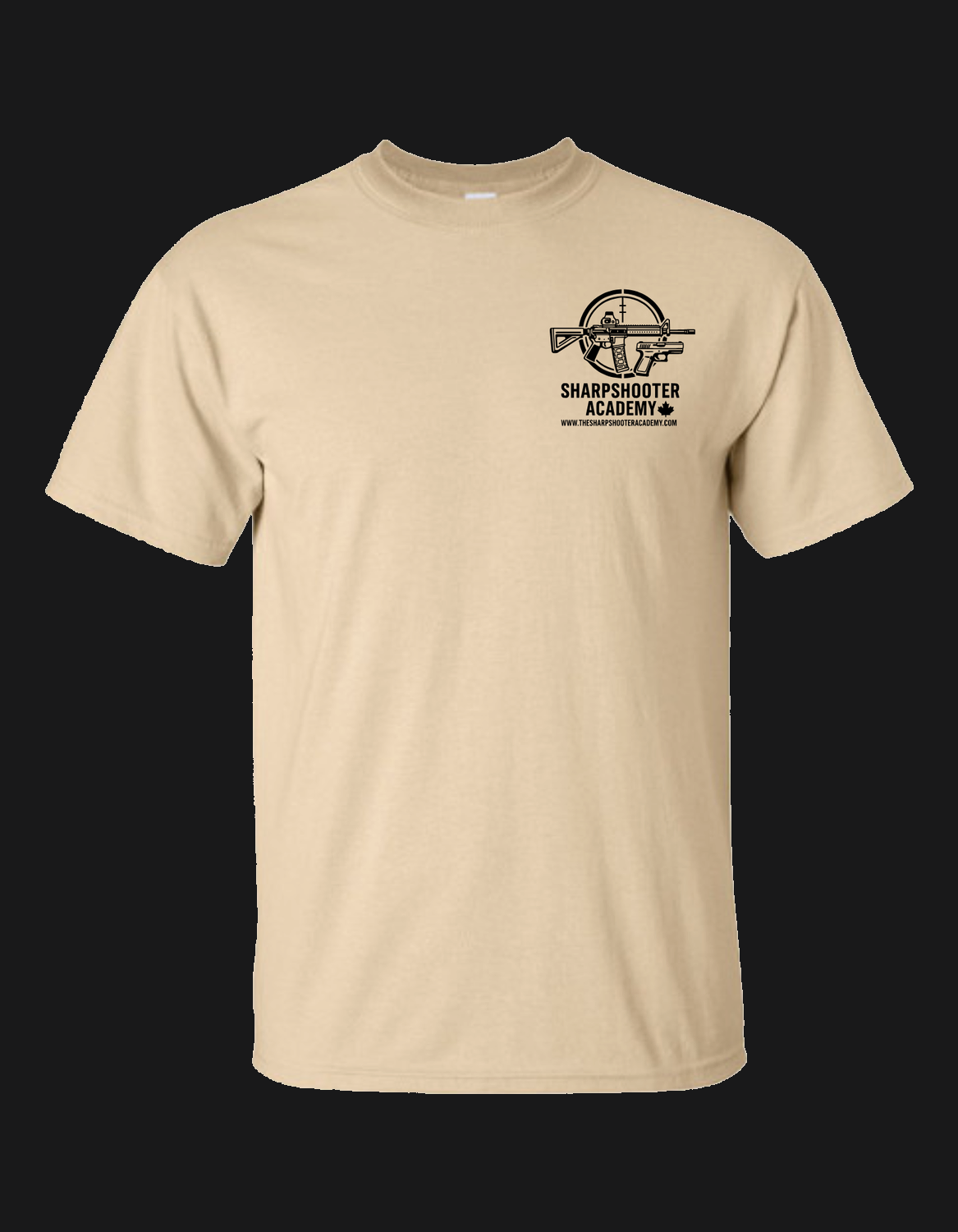 T-shirt tan Sharpshooter Academy